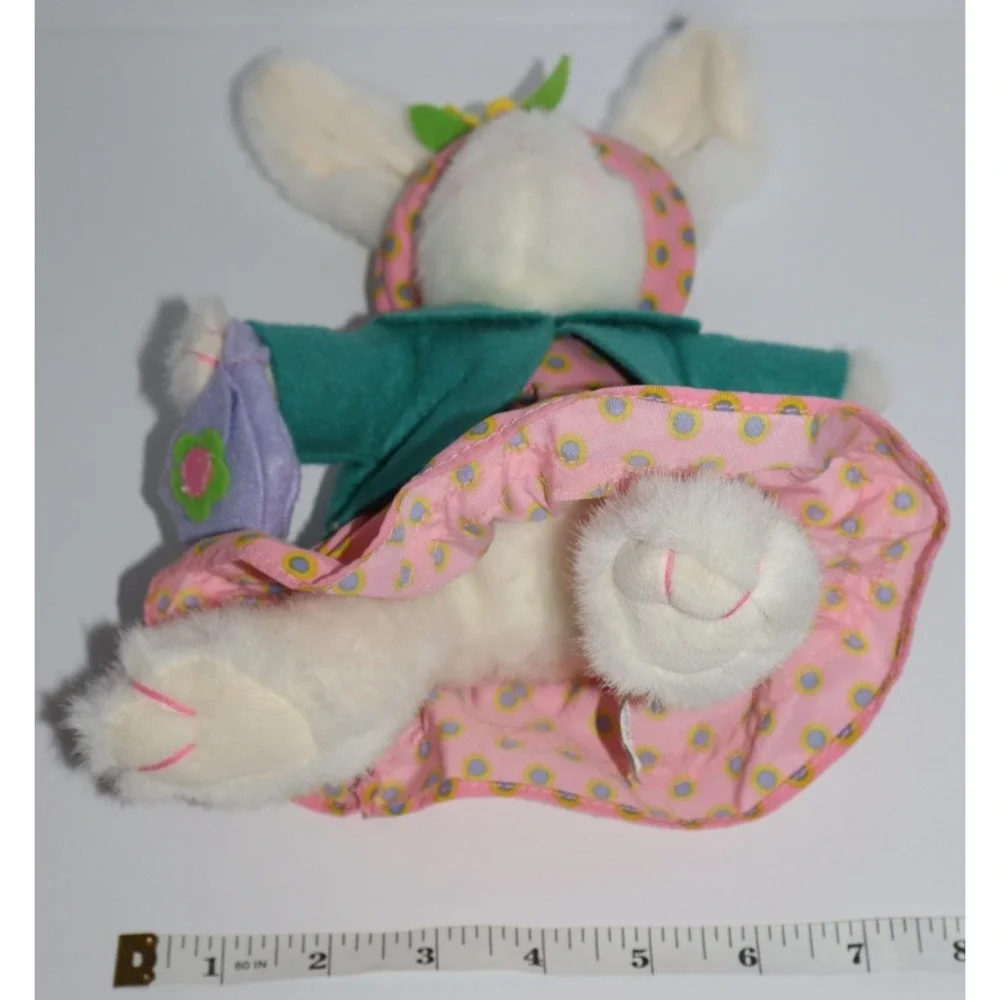 TARGET Easter Spring White Bunny Rabbit Dress Jacket Purse Hat Plush Decor